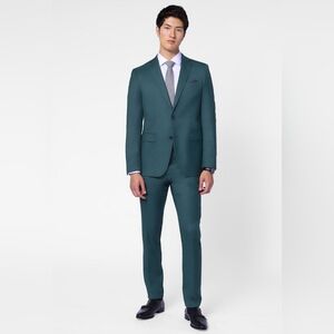 Harrogate Hunter Green Suit Jacket And Pants With Tags Indochino Suit Bag